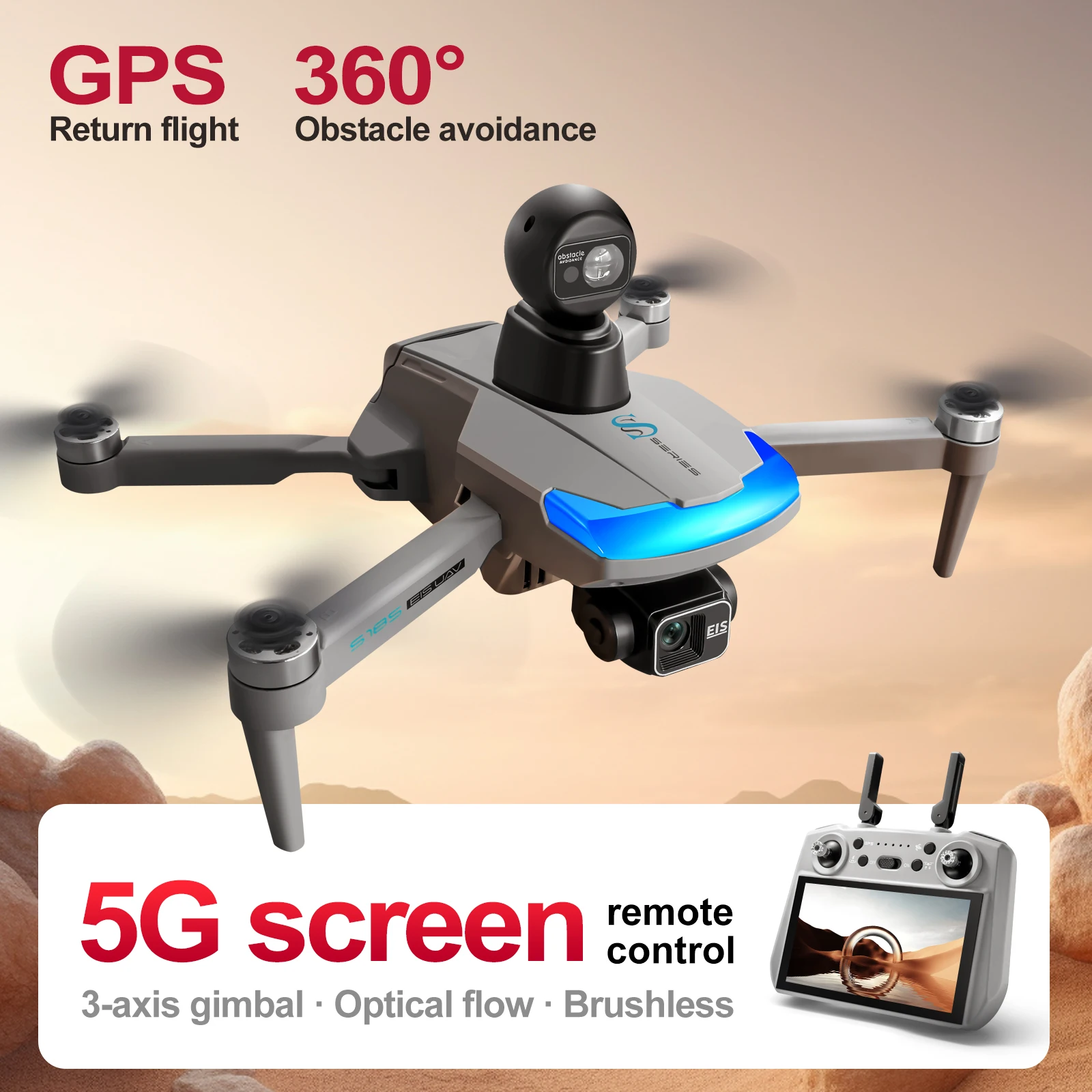 Drone Surveying - طائرة بدون طيار احترافية S185 كاميرا