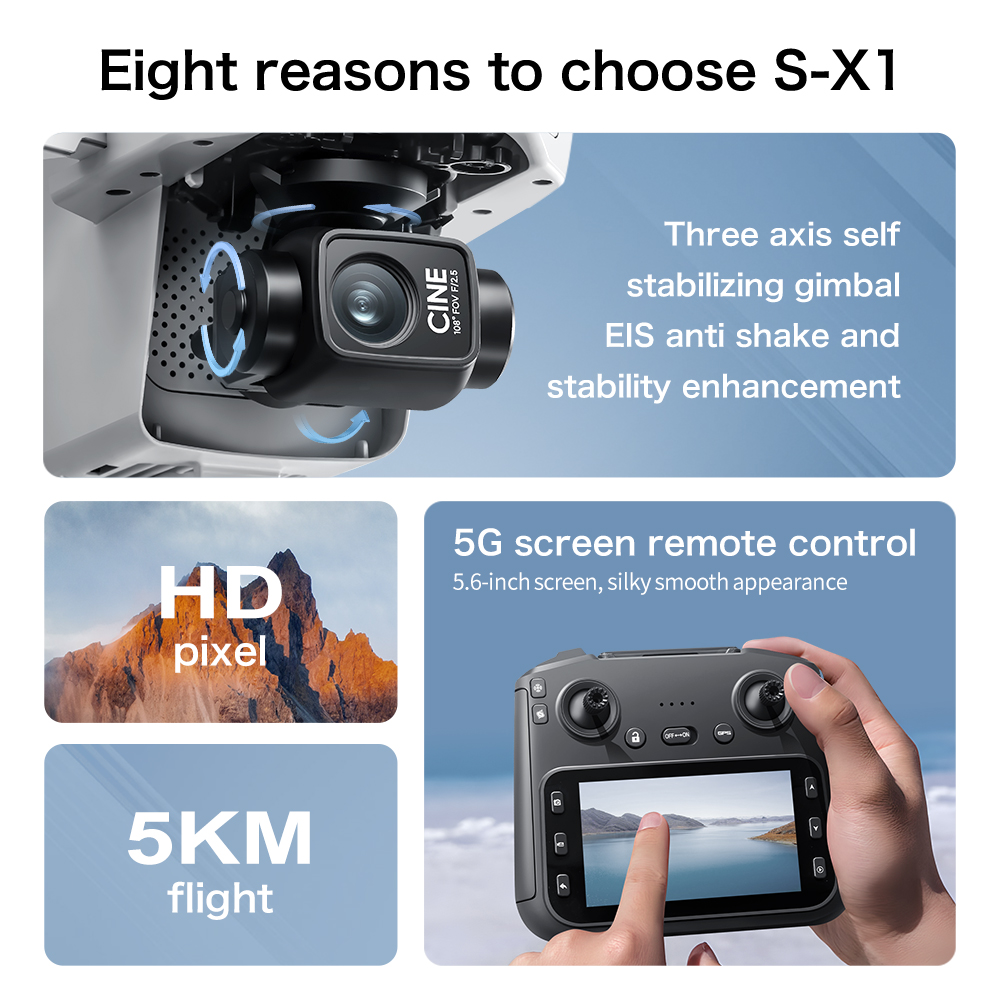 عرض مميز: طائرة S-X1 MAX GPS ب - مراجعة Drone Thermal Imaging وسعره